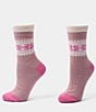 HUE Snowflake Border Crew Socks, 2-Pack - Image 6