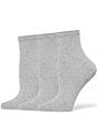HUE Solid Sleek Mini Crew Sock, 3-Pack - Image 5