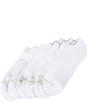 Color:White - Image 1 - Sport Massaging Liner Socks, 6 Pack