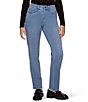 HUE Stovepipe Ultra Soft Denim Mid Rise Straight Let Pants - Image 1