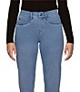 HUE Stovepipe Ultra Soft Denim Mid Rise Straight Let Pants - Image 4