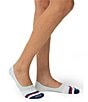 HUE Stripe Print Sneaker Liner Socks, 4 Pack - Image 3