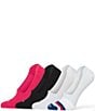 HUE Stripe Print Sneaker Liner Socks, 4 Pack - Image 1