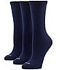 HUE Super Soft Crew Socks, 3-Pack - Image 1