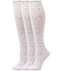 HUE Tweed Knee High Socks, 3-Pack - Image 2