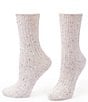 HUE Tweed Ribbed Crew Socks, 2-Pack - Image 3