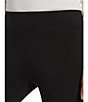 Color:Black - Image 3 - Ultra Cotton Wide Waistband Capri Leggings