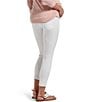 Color:White - Image 2 - Ultra Soft Denim Maternity Skimmer Leggings