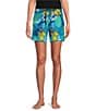 Color:Hawaiian Ocean - Image 1 - Tropical Breeze Pajama Boxers