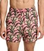 Hugo Boss 4.72#double; Inseam Allover Printed Pike Swim Trunks - Image 1