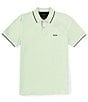 Color:Open Green - Image 1 - BOSS Slim-Fit Paul Short Sleeve Polo Shirt