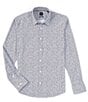 Color:Grey - Image 1 - BOSS Slim Fit Stretch P-Roan Long Sleeve Woven Shirt