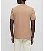 Color:Beige - Image 2 - BOSS Thompson 04 Short Sleeve T-Shirt