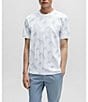 Color:White - Image 1 - BOSS Tiburt 419 Short Sleeve T-Shirt