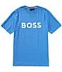 Hugo Boss BOSS Tiburt Short Sleeve T-Shirt, Color:Bright Blue - Image 1