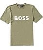 Hugo Boss BOSS Tiburt Short Sleeve T-Shirt, Color:Medium Green - Image 1