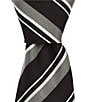 Hugo Boss Diagonal Traditional Stripe Jacquard 3#double; Woven Silk Tie - Image 1