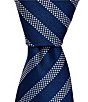 Hugo Boss Diagonal Two Stripe Jacquard 3#double; Woven Silk Tie - Image 2