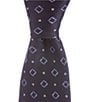 Hugo Boss Diamond Patterned Jacquard 2.95#double; Silk Tie - Image 1
