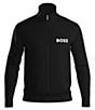 Color:Black - Image 1 - Ease Zip Hooded Lounge Jacket
