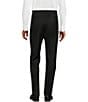 Color:Black - Image 2 - Genius Slim Fit Flat Front Dress Pants
