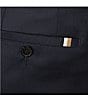 Color:Open Blue - Image 4 - Genius Slim Fit Flat Front Dress Pants