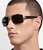 Hugo Boss Men's Boss1761 62mm Polarized Rectangle Sunglasses - Image 3