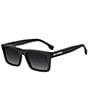 Hugo Boss Men's BOSS1983 56mm Rectangle Sunglasses - Image 1