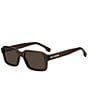Hugo Boss Men's BOSS1984 54mm Rectangle Sunglasses - Image 1