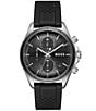 Hugo Boss Men's Bossletic Quartz Chronograph Silicone Strap Watch - Image 1