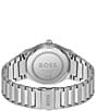 Color:Silver - Image 3 - Men's Candor Quartz Analog Stainless Steel Bracelet Watch