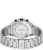 Color:Silver - Image 3 - Men's Center Court Stainless Steel Chronograph Watch