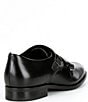 Color:Black Midnight - Image 2 - Men's Colby Monk Strap Leather Dress Shoes