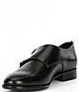 Color:Black Midnight - Image 4 - Men's Colby Monk Strap Leather Dress Shoes