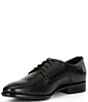 Color:Black - Image 4 - Men's Colby Plain Toe Leather Oxfords