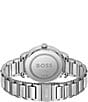 Color:Silver - Image 3 - Men's Dean Quartz Analog Stainless Steel Bracelet Watch