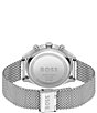 Color:Silver - Image 2 - Men's Gregor Quartz Chronograph Stainless Steel Mesh Bracelet Watch