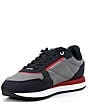 Color:Grey/Navy/Red - Image 4 - Men's Kai Lace-Up Sneakers
