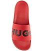 Color:Red - Image 5 - HUGO Men's Match It Logo Pool Slides