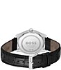 Hugo Boss Men's Principle Quartz Mechanical Automatic Leather Strap Watch, Color:Black - Image 3