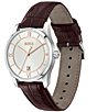 Hugo Boss Men's Principle Quartz Analog Brown Leather Strap Watch - Image 3