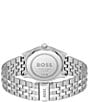 Color:Silver - Image 3 - Men's Principle Quartz Analog Stainless Steel Bracelet Watch