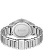 Color:Silver - Image 3 - Men's Tyler Multifunction Stainless Steel Bracelet Watch
