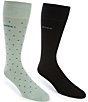 Hugo Boss Mini Dot VI Bamboo Crew Dress Socks 2-Pack - Image 2
