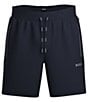 Color:Dark Blue - Image 1 - Mix-And-Match 8#double; Inseam Sleep Shorts