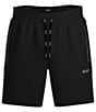 Color:Black - Image 1 - Mix-And-Match 8#double; Inseam Sleep Shorts