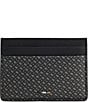 Hugo Boss Ray Allover Logo Print Card Holder - Image 1