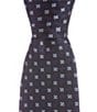 Hugo Boss Shadow Box Jacquard 2.95#double; Silk Blend Tie - Image 1