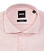 Color:Light Pastel Pink - Image 2 - Sharp-Fit Easy-Iron Spread Collar Twill Dress Shirt