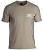 Color:Dark Beige - Image 1 - Short Sleeve Logo Lounge T-Shirt